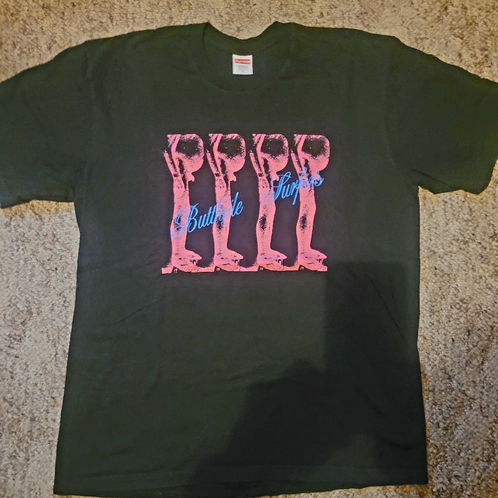 Supreme Butthole Surfers Mens black XL tee